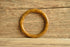 Black Marbled Tube Bakelite Bangle